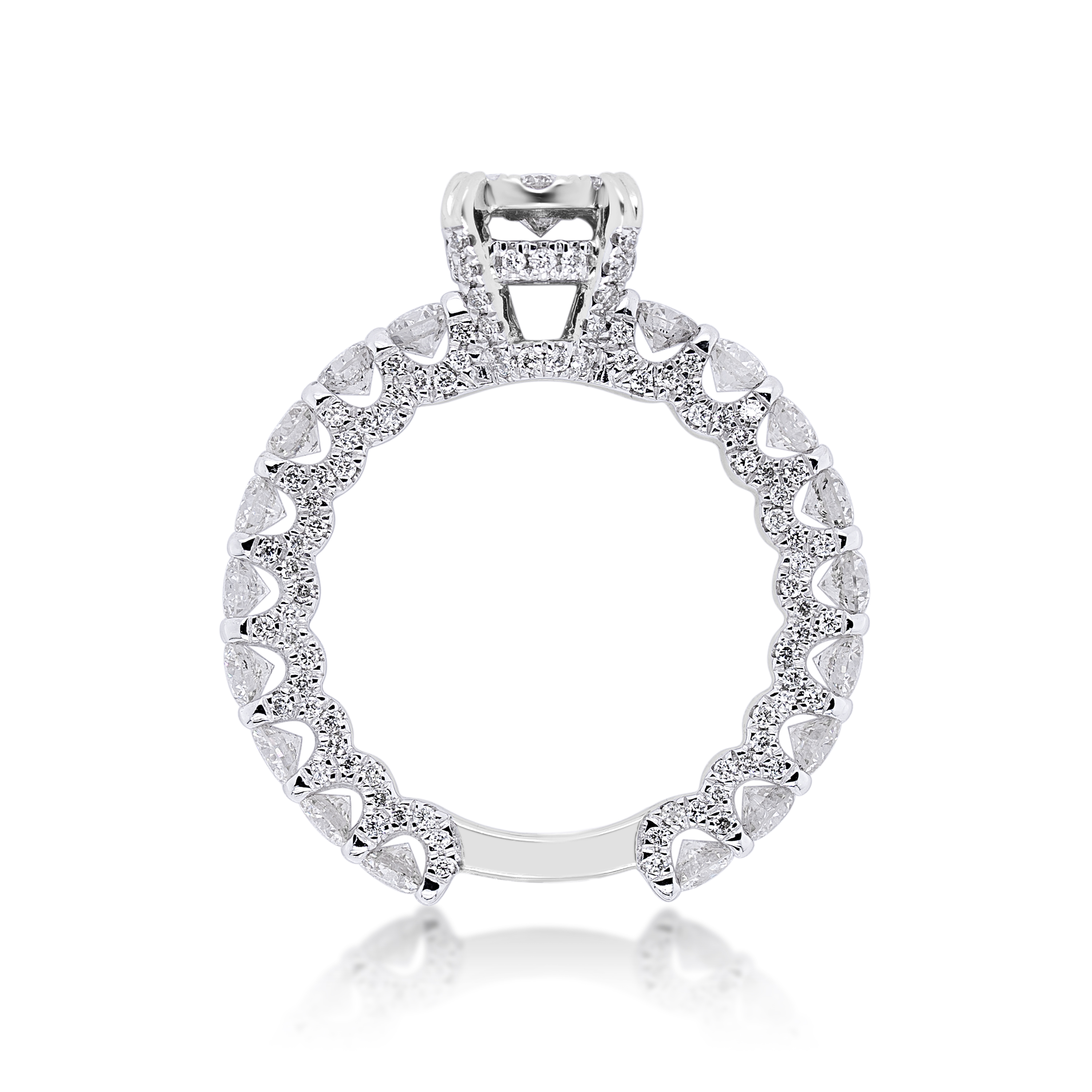 Diamond Ring 2.50 ct. 14K White Gold